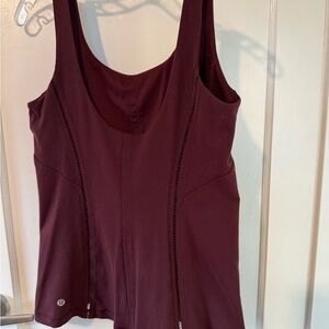 Lululemon Women's Burgundy Tank Top